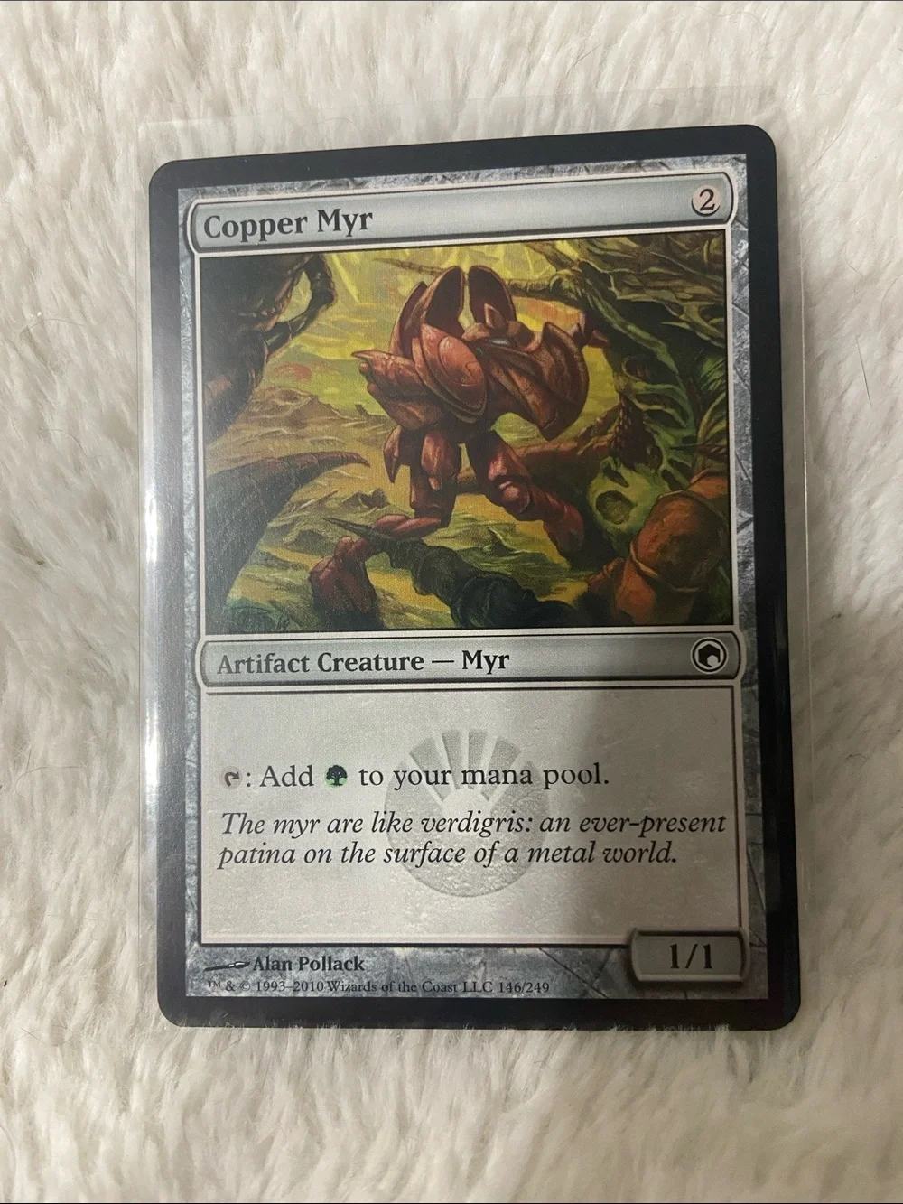 Copper Myr Artifact Creature MTG Card - Brown
